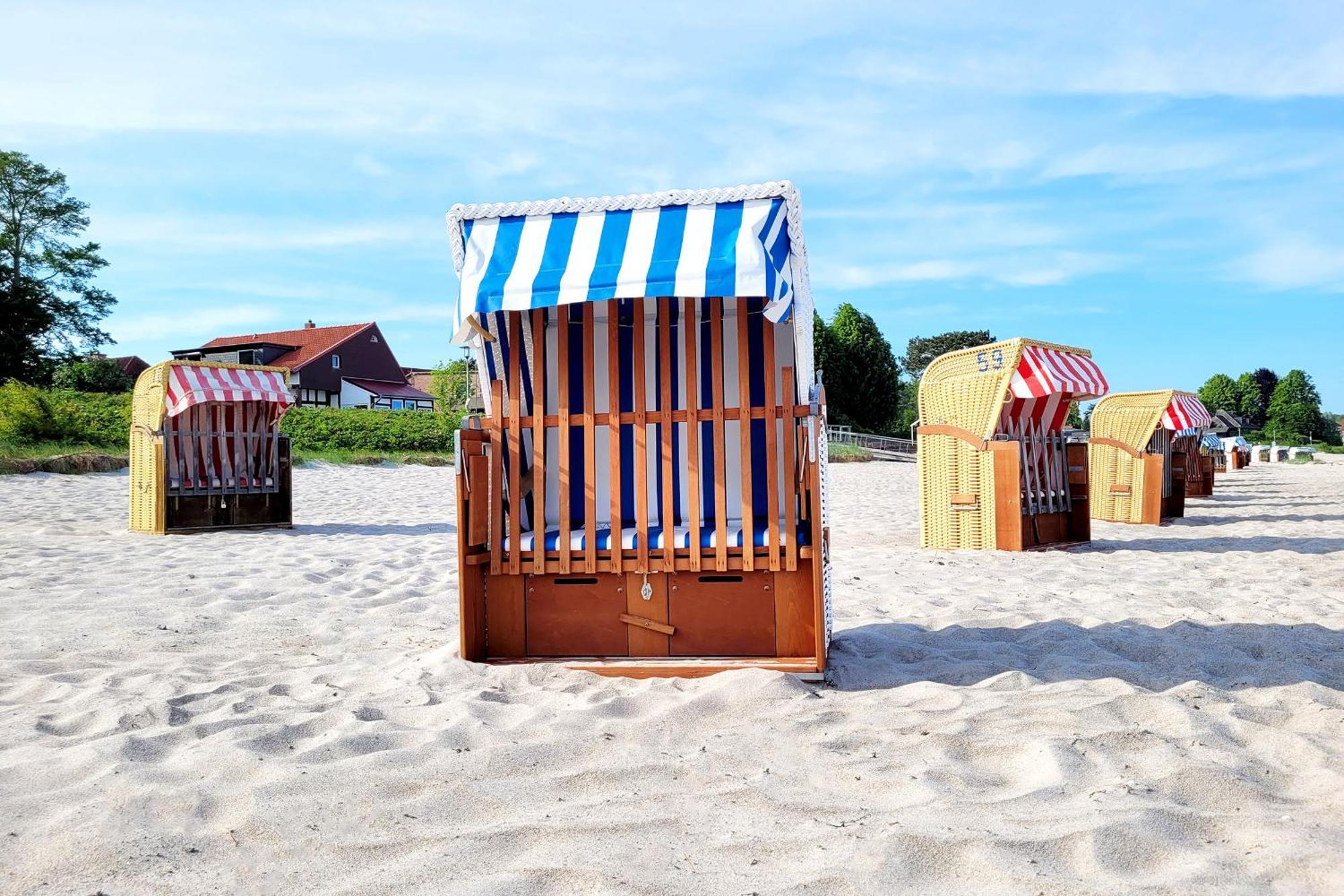 Strandnahe Ferienwohnung - Sehr Modern Und Hochwertig Eingerichtet, Inklusive Parkplatz, Gartenzugang Und Fahrradunterstellmoeglichkeit 沙博伊茨 外观 照片